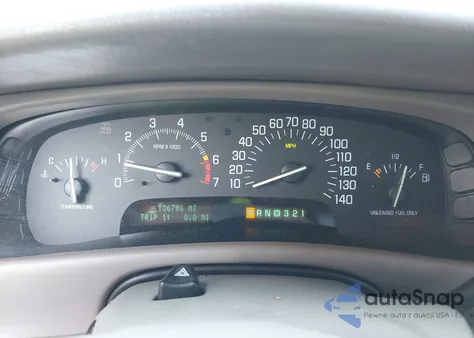 1999 Buick Park Avenue из США, поврежденный, VIN 1G4CW52K5X4607713